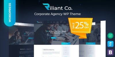 Riliant - Corporate Business Agency WordPress Theme by DENYSTHEMES