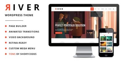 River - Retina Multi-Purpose WordPress Theme by QODE