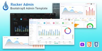 Rocker - Bootstrap 5 Admin Dashboard Template by codervent