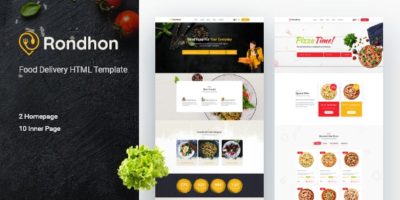 Rondhon - Food Delivery HTML Template by Fuznet