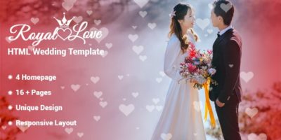 Royal Love - HTML Wedding Template by Cyclone_Themes