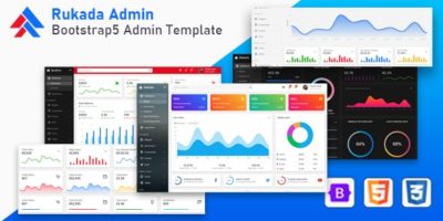 Rukada - Responsive Bootstrap 5 Admin Template by codervent