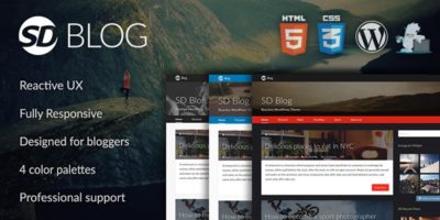 SD Blog – Reactive WordPress Theme by SD-Themes