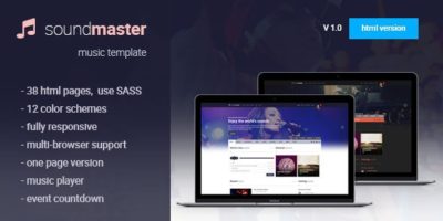 SOUNDMASTER - Music Template (Sites