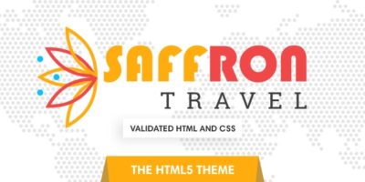 Saffron Travel by IqoniqThemes