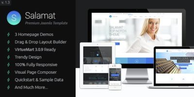 Salamat - Multipurpose Business Joomla Template by VinaWebSolutions