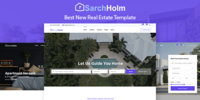 SarchHolm - Real Estate HTML Template by LionCoders
