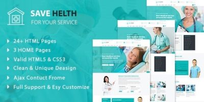 Save Health - Medical & Health HTML5 Template by Unique-Theme