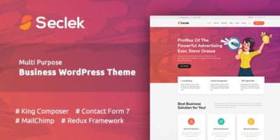 Seclek - Multipurpose WordPress Theme by ThemeRegion