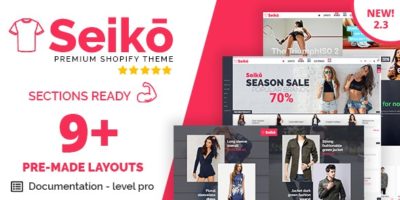 Seiko - Shopify Theme by bigsteps