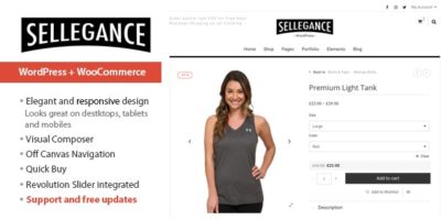 Sellegance - Responsive WooCommerce Theme by everthemess