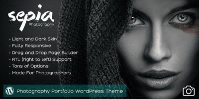 Sepia - Photography Portfolio WordPress Theme by johnnychaos