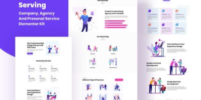 Serving - Service & Business Template Kit by SoftHopper