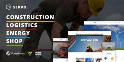 Servo - Industry & Construction theme by themebeer