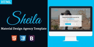 Sheila - Material Design Agency Template by themes_mountain
