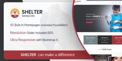 Shelter - Multipurpose Charity Non-profit HTML Template by stillidea