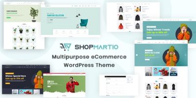 Shopmartio – Multipurpose eCommerce WordPress Theme by kamleshyadav