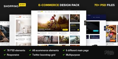 Shopping – multipurpose responsive e-commerce PSD template by MatArt
