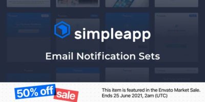 SimpleApp - Email Notification Sets by webtunes