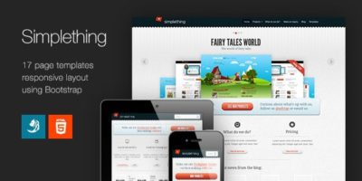 Simplething - a clean HTML template by TardigradeStudio