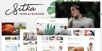 Sitka - Modern WordPress Blog Theme by SoloPine