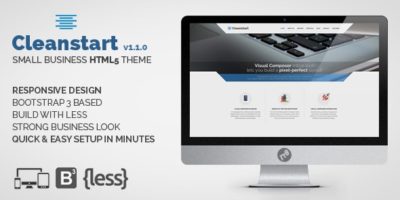 Small Business HTML Theme - CLEANSTART by plethorathemes