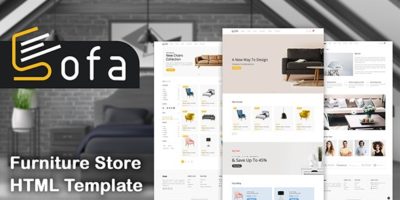 Sofa - Furniture Store HTML Template by minimalthemes