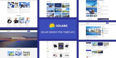Solaris - Solar Environmental Energy Template by cleveraddon