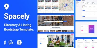 Spacely - Realtor Directory & Listing Bootstrap Template by jitu