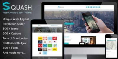 Squash - Creative Portfolio WordPress Theme by LiveMesh
