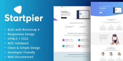 Startpier - SaaS Templates for Startups by PIXXET