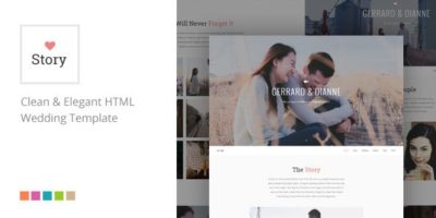 Story - Responsive HTML Wedding Template by DoubleEight