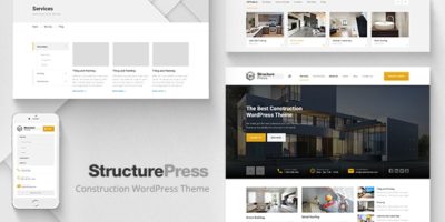 StructurePress - Construction and Architecture WordPress Theme by ProteusThemes