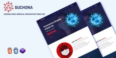 Suchona - Coronavirus And Medical Prevention Html Template by GlobalItems