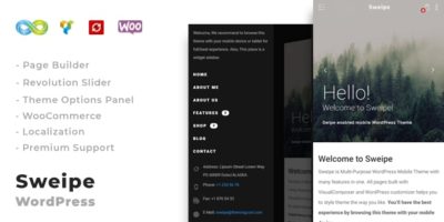 Sweipe - Responsive WordPress Mobile Theme by MobiusStudio