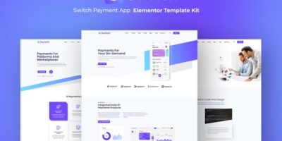 Switch - Payment App Elementor Template Kit by onecontributor