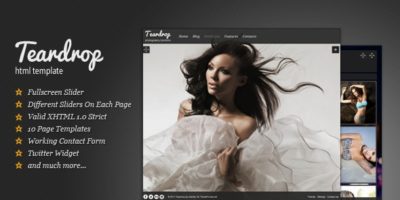 Teardrop - Flexible Photo & Portfolio HTML Theme by kotofey