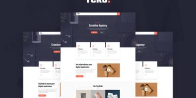 Teko - Creative Agency Template Kit by MeemCode