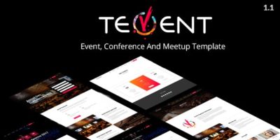 Tevent - Conference & Event Template by ThemeBucket