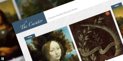 The Curator: Premier WP Timeline Theme for Artists by theMOLITOR