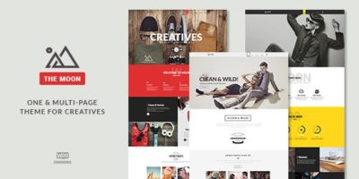 The Moon - Creative One Page Multi-Purpose Theme by Pixflow