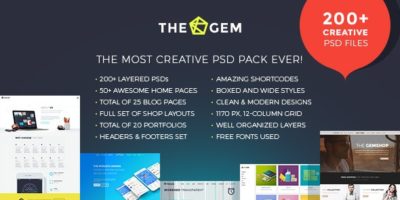 TheGem - Creative Multi-Purpose PSD Template by CodexThemes