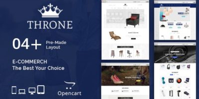 Throne - Multipurpose OpenCart Theme by capricathemes