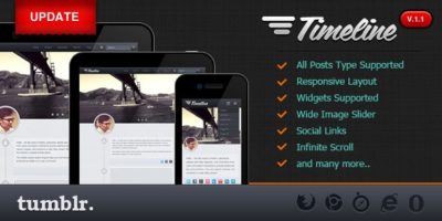 Timeline - Premium Tumblr Theme by Tofuthemes