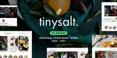 TinySalt - Personal Food Blog WordPress Theme by LoftOcean