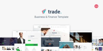 Trade - Business and Finance HTML5 Template by themebeer