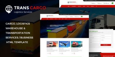 TransCargo - Transport & Logistics HTML Template by Pixity