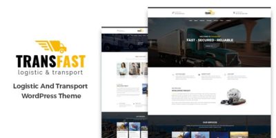 Transfast - Logistic and Transport WordPress Theme by WPHash