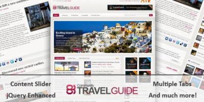 TravelGuide HTML Template by Smuliii