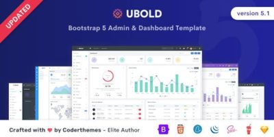 Ubold - Admin & Dashboard Template by coderthemes